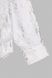 Рубашка с узором для девочки LocoLoco 9056 128 см Серебристо-белый (2000990347619D)
