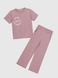 Костюм футболка+штани для дівчинки Atabey 10532 134 см Темно-пудровий (2000990478252S)