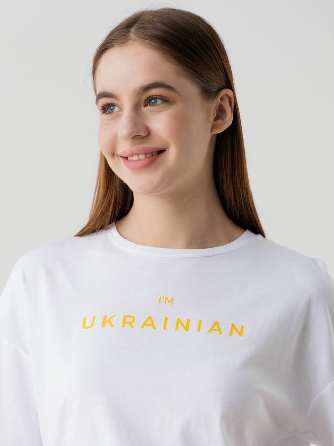 Магазин взуття Футболка патріотична жіноча TMC I'm Ukrainian