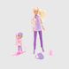Кукла "Горнолыжный курорт" DEFA 8356 с аксессуарами Фиолетовый (6967500436842)