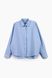 Рубашка с узором женская Crep 90628 L Голубой (2000989497585)