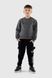 Спортивні штани для хлопчика манжет з принтом Atescan 1104 134 см Темно-синій (2000990223333W)