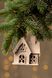 Новогоднее украшение "Дом с дымоходом" Dashuri 13х11 см Кремовый (2000990125873)NY