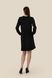 Платье однотонное женское LAWA WBC02332 XL Черный (2000990202284D)(LW)