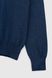 Пуловер однотонний чоловічий FIGO 6976 S Синій (2000989965213)