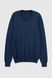Пуловер однотонний чоловічий FIGO 6976 S Синій (2000989965213)