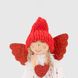 Рождественская подвеска Ангелочек Шапка HH52410 Красный (2002014417483)(NY)