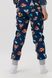 Пижама для девочки Три Феи Лисички 134 см Синий (2000990098115A)