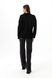 Пуловер однотонний жіночий Femme 2026 One Size Чорний (2000990221483W)