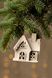 Новогоднее украшение "Дом с дымоходом" Dashuri 13х11 см Молочный (2000990125880)NY