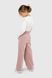 Штани палаццо для дівчинки Yekipeer C06-1 140 см Рожевий (2000989746386S)