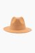 Шляпа Федора One Size Бежевая (2000989314387)