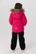 Комбінезон для дівчаток (куртка+штани на шлейках) зима 1506 116 Малиновий (2000989628101W)