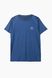 Фитнес футболка однотонная мужская Speed Life XF-1512 L Синий (2000989516620)