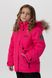 Комбинезон для девочек (куртка+штаны на шлейках) зима 1506 116 Малиновый (2000989628101W)