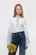 Сорочка вишиванка для дівчинки КОЗАЧЕК ОЛЬГА 158 см Жовто- блакитний (2000989763987D)