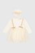 Бодi-сукня святкова Mini born 3329 56 см Бежевий (2000990265067A)
