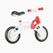 Велобег с каской Киндервей KW-11-013 Бело-красный (4820102293010)