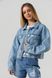 Куртка джинсова для дівчинки LocoLoco 6185 128 см Блакитний (2000990346919D)