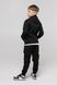 Спортивний костюм для хлопчика ADK 2833 кофта + штани 110 см Чорний (2000989916307D)