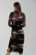 Платье с узором женское Noa Noa 9907 S/M Черный (2000990401885D)