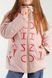 Куртка для дівчинки HL-612 122 см Пудровий (2000990257420D)