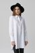 Рубашка однотонная женская PG-1 XL Белый (200098999957218D)
