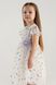 Платье бальное с узором для девочки Wecan 24341 104 см Белый (2000990342904A)