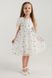 Платье бальное с узором для девочки Wecan 24341 92 см Белый (2000990342881A)