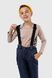 Штани на шлейках для хлопчика EN101 164 см Синій (2000989593881W)