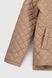 Куртка однотонная женская LAWA CTM WBC02315 L Бежевый (2000990073228D)(LW)