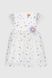 Сукня бальна з візерунком для дівчинки Wecan 24341 92 см Білий (2000990342881A)
