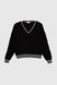 Пуловер однотонный женский Park karon 10339 One Size Черный (2000989850885D)