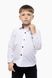 Рубашка однотонная для мальчика Pitiki 009664 134 см Белый (2000989710325D)