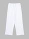 Спортивні штани однотонні прямі для дівчинки Тімі 41130 164 см Білий (2000990540812D)