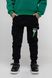 Спортивні штани з принтом для хлопчика Pitiki 544 152 см Чорний (2000990046673W)