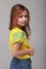 Сорочка вишиванка для дівчинки КОЗАЧЕК ОЛЬГА 110 см Жовто- блакитний (2000989763888S)