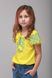 Сорочка вишиванка для дівчинки КОЗАЧЕК ОЛЬГА 110 см Жовто- блакитний (2000989763888S)