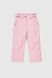 Штаны на шлейках для девочки D-29 110 см Розовый (2000989625858W)