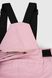 Штани на шлейках для дівчинки D-29 110 см Рожевий (2000989625858W)