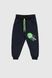 Спортивні штани з принтом для хлопчика Pitiki 1002-11 86 см Темно-синій (2000990045232D)