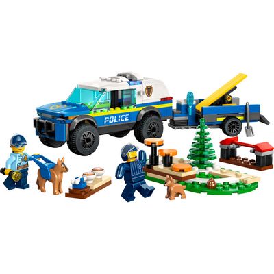 Магазин взуття Конструктор LEGO City Мобільний майданчик для дресування поліцейських собак 60369