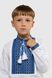 Сорочка вишиванка для хлопчика Veronika СЕРГІЙКО-2 122 см Блакитний (2000990003225D)