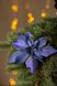 Новогоднее украшение "Цветок большой" Dashuri 14 см Синий (2000990125699)NY