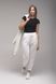 Спортивні штани жіночі 23-1410 S/M Білий (2000989374145)