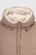 Куртка зимова жіноча 8336 M Темно-бежевий (2000989871927W)