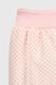 Ползунки Patsan 150 Горошек Велюр 68 см Розовый (2000990062208D)