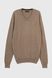 Пуловер однотонный мужской FIGO 6976 XL Бежевый (2000989965152)