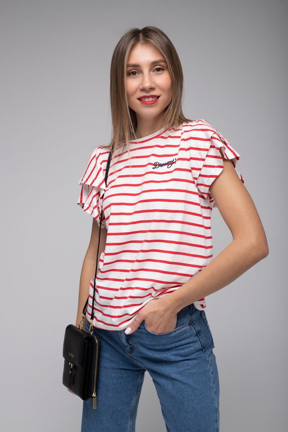 Магазин обуви Женская футболка с узором AX-01