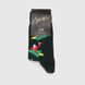 Шкарпетки чоловічі ШЧЕг56-024-854 Дід на ялинці 27-29 Темно-зелений (2000990199867A)